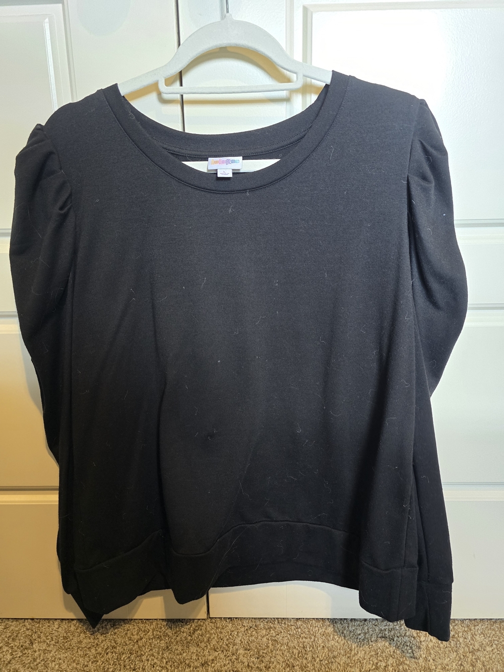 Mandy PUFF Shoulder Crew Neck